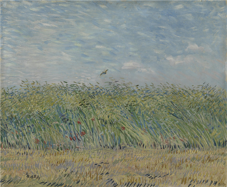 Wheat Field With A Lark Van Gogh Oil Painting